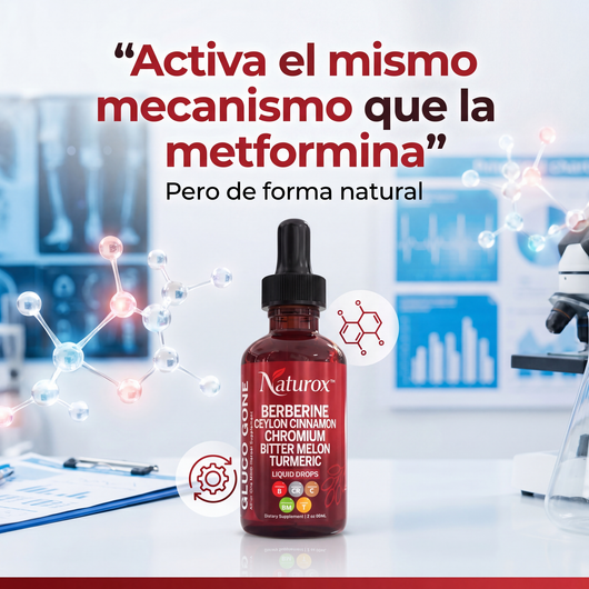 Naturox™ - Berberina Regulador de Azúcar en Sangre en Gotas